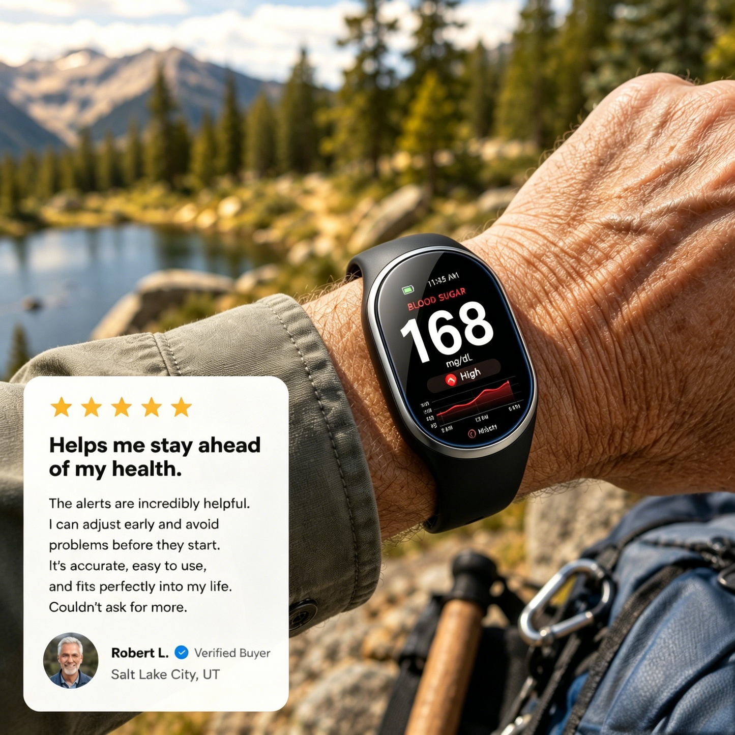 🎉 75% OFF Launch Offer🏆Aurora Tech™ Wrist Biotracker | 99.13% Accuracy • Non-Invasive Technology